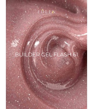 Гель Builder Gel Flash Edlen №61 30 мл світловідбиваючий 